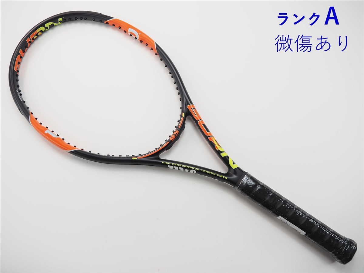中古 テニスラケット ウィルソン バーン 95 2015年モデル (G2)WILSON BURN 95 2015_画像1