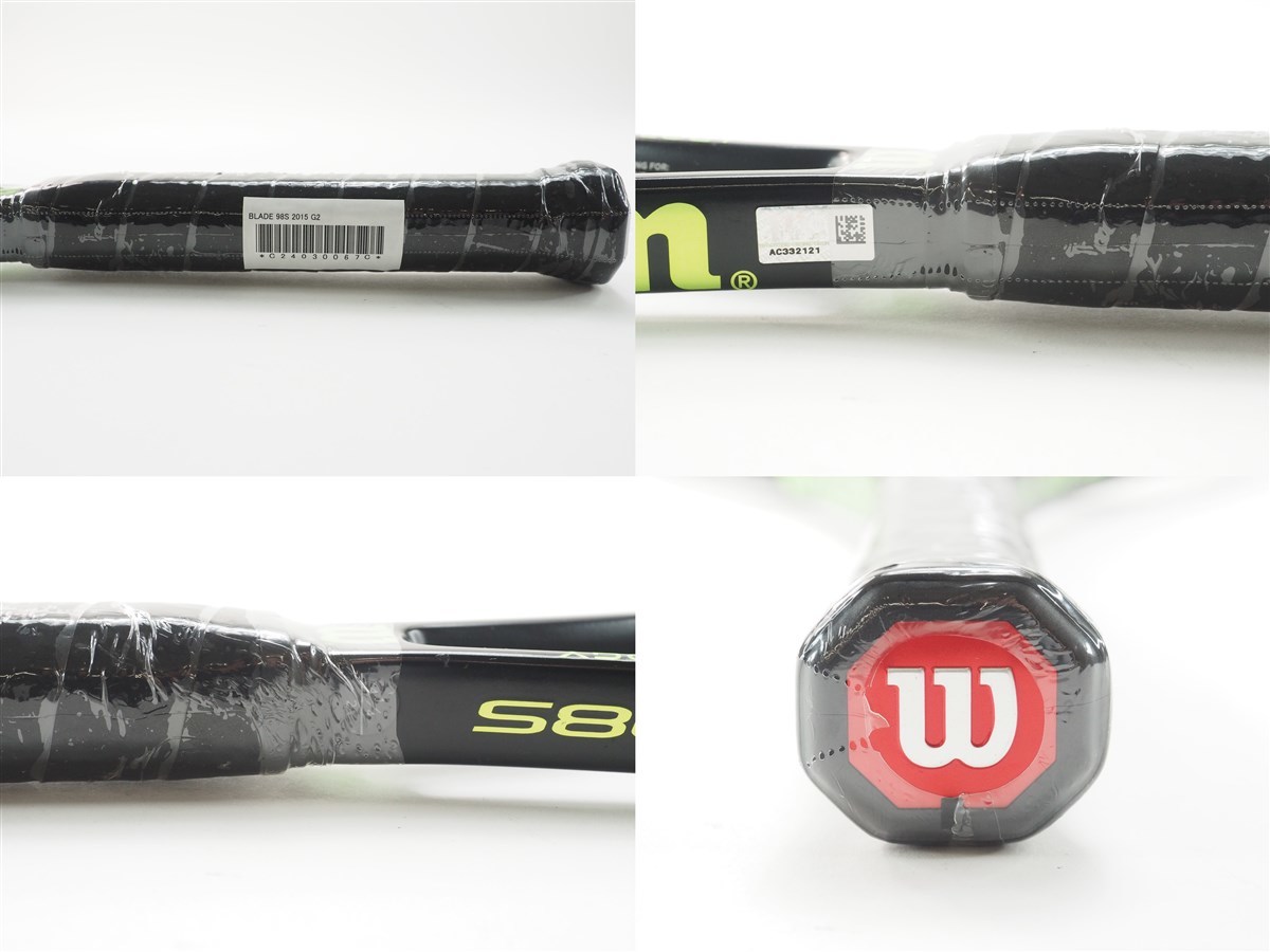 中古 テニスラケット ウィルソン ブレード 98エス 2015年モデル (G2)WILSON BLADE 98S 2015_画像3