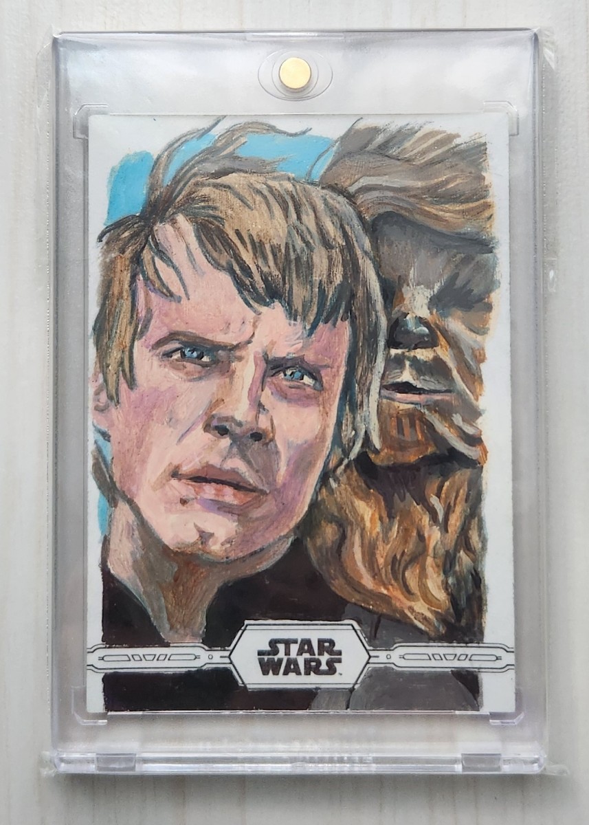 Topps STAR WARS CHROME LEGACY SKETCH CARD スター・ウォーズ　スケッチカード_画像1