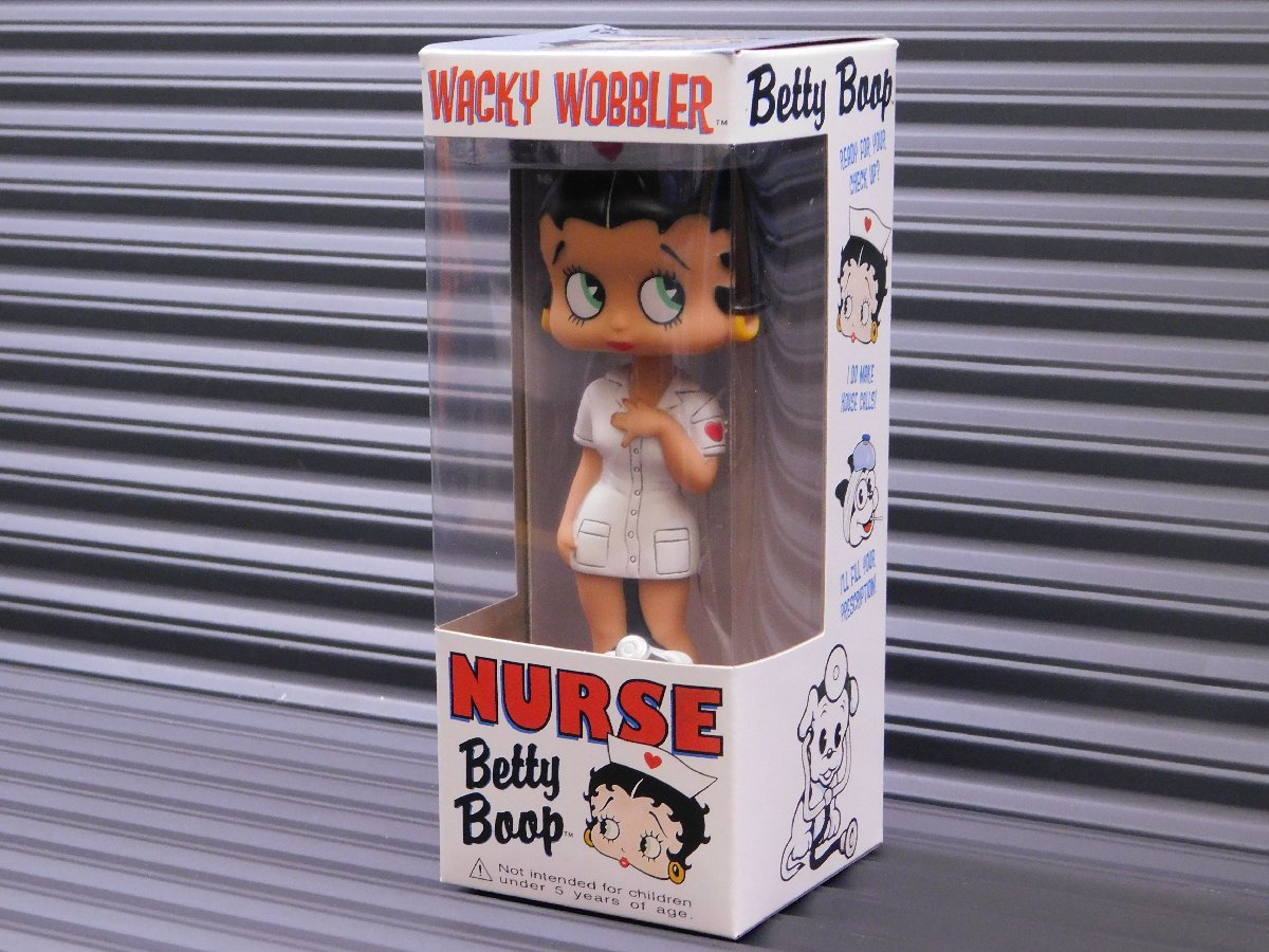 【Betty Boop・ベティちゃん】※《ボビングヘッド・ナース》　アメリカン雑貨　フィギュア　FUNKO_画像1