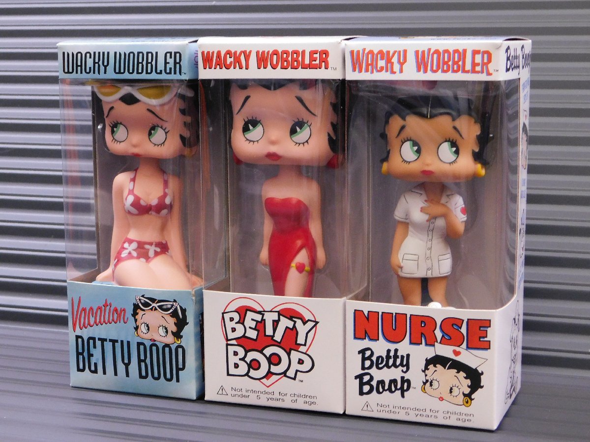 【Betty Boop・ベティちゃん】※《ボビングヘッド・ナース》　アメリカン雑貨　フィギュア　FUNKO_ベティちゃんシリーズ