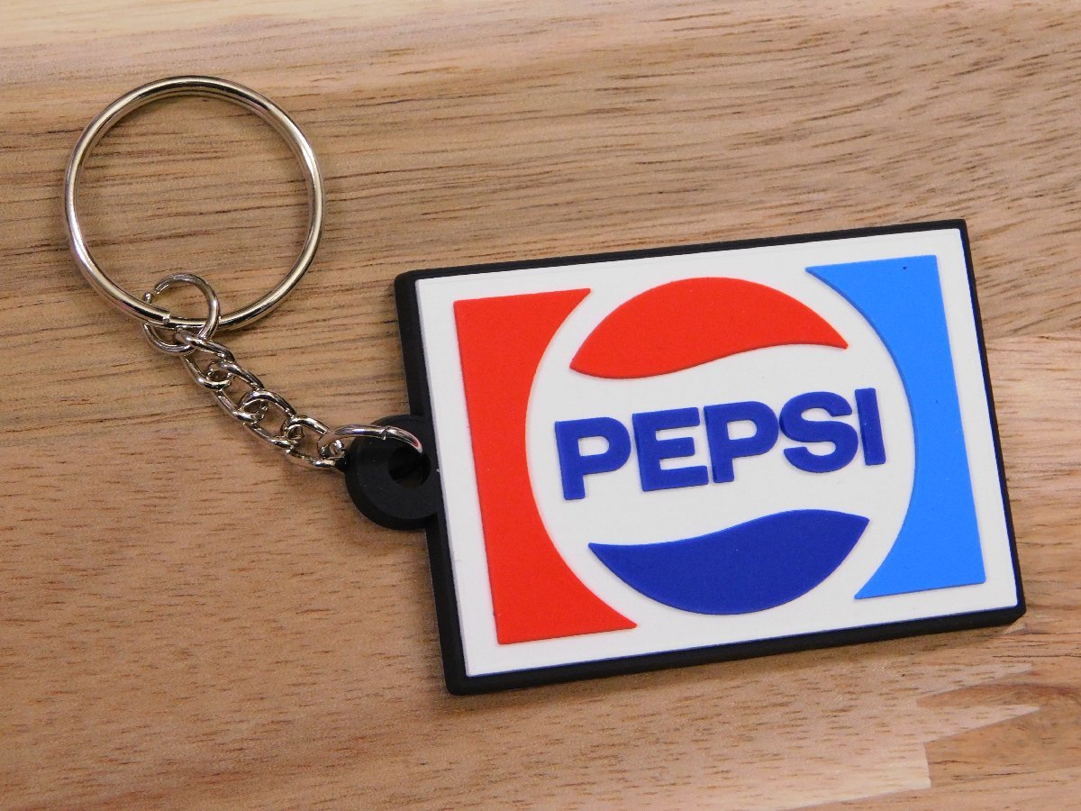 【PEPSI・ペプシ】※《企業ロゴ・ラバーキーホルダー 》　アメリカン雑貨　キーリング　RC074_画像2