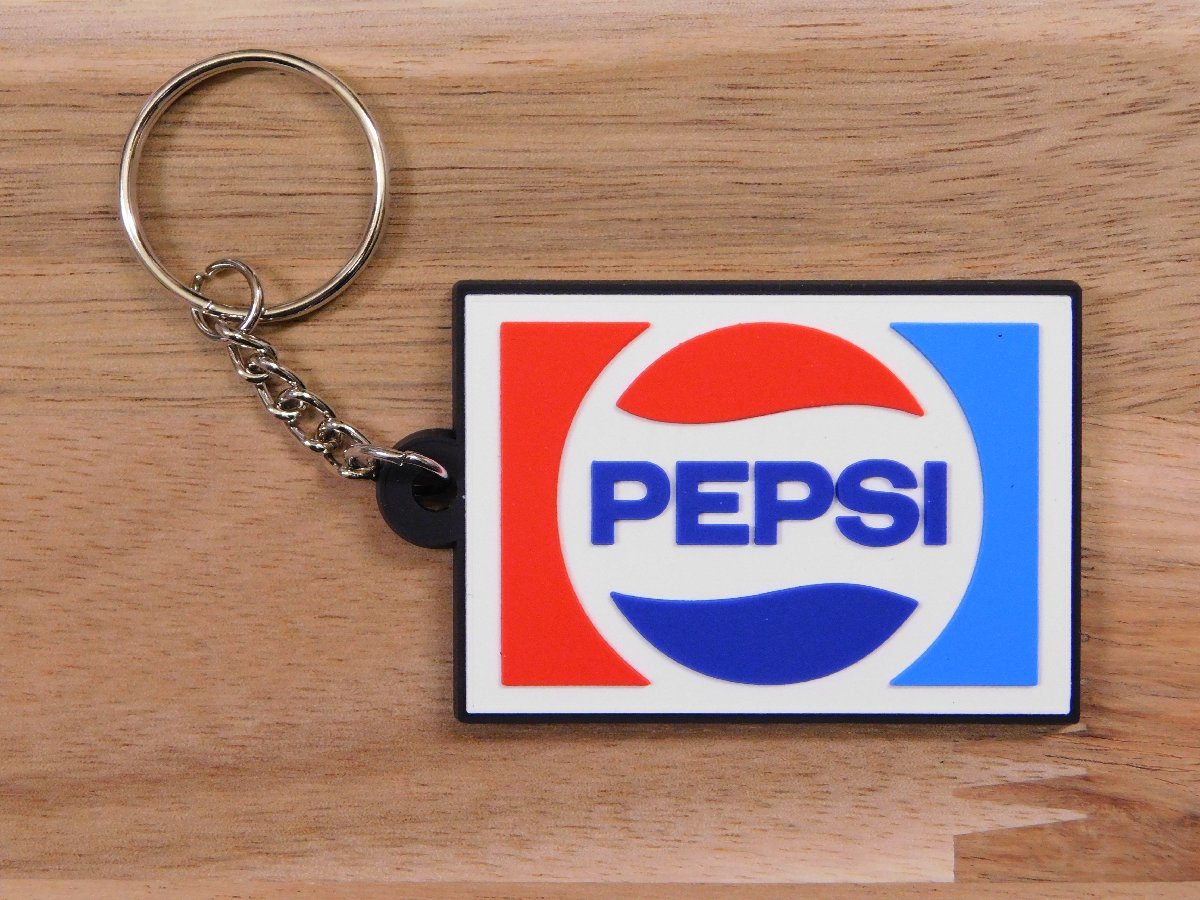 【PEPSI・ペプシ】※《企業ロゴ・ラバーキーホルダー 》　アメリカン雑貨　キーリング　RC074_画像3