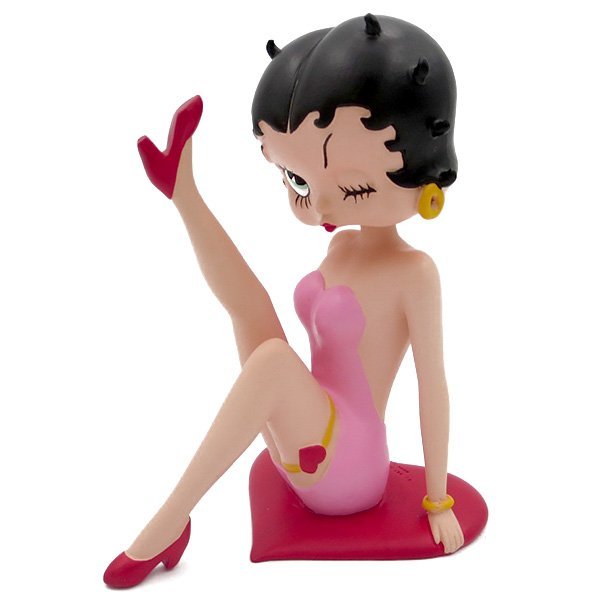 【Betty Boop・ベティちゃん】※《キーハンギング・ピンク服》 品番BB-014　アメリカン雑貨　ボビングヘッド　フィギュア　キースタンド　_画像2