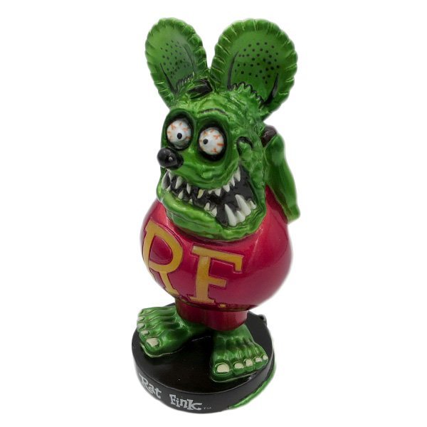 【Rat Fink・ラットフィンク】※《ボビングヘッド・メタリックグリーン》 アメリカン雑貨 フィギュア FUNKO 緑の画像7