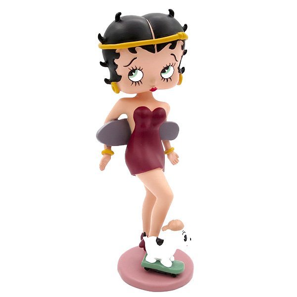 【Betty Boop・ベティちゃん】※《ボブリング・スケートボード》 品番BB-015 アメリカン雑貨 フィギュア ボビングヘッドの画像2