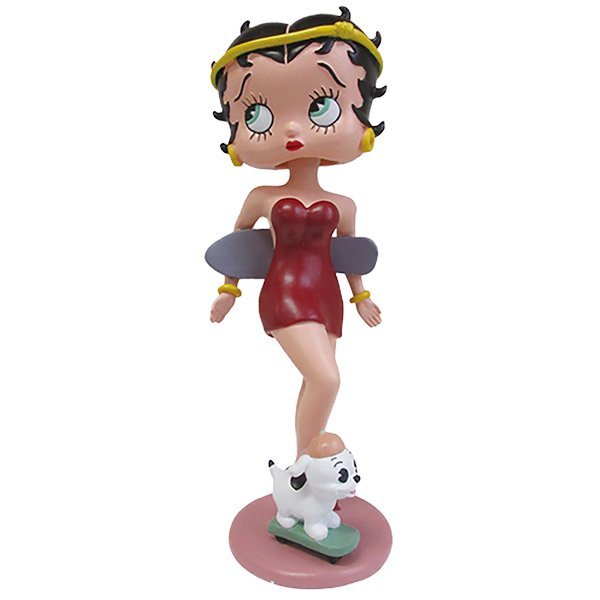 【Betty Boop・ベティちゃん】※《ボブリング・スケートボード》 品番BB-015 アメリカン雑貨 フィギュア ボビングヘッドの画像1