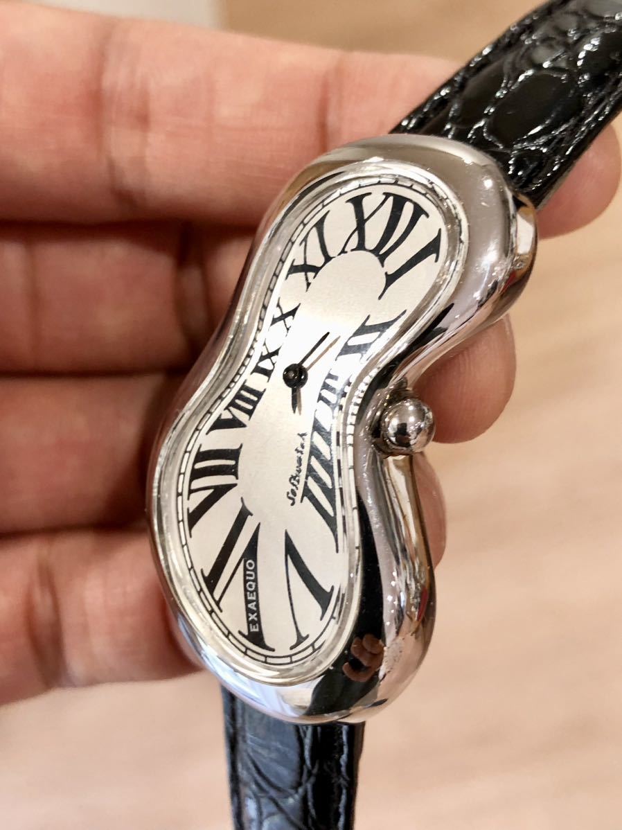 美品 良品 Softwatch ソフトウォッチ 記憶の固執 柔らかい時計 溶ける時計 Salvador Dali サルバトール・ダリ 腕時計 クォーツの画像4
