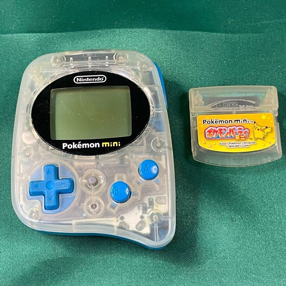 希少品 Nintendo ポケモンミニ POKEMON MINI ゲーム ポケモンパーティー 携帯ゲーム ニンテンドー 任天堂 ソフト_画像4