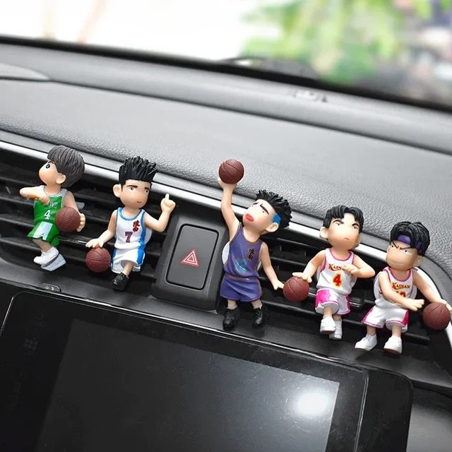 5個セット 車 香水 芳香剤 スラムダンク SLUM DUNK フレグランス カー用品 アクセサリー フィギュア 装飾 人気_画像3