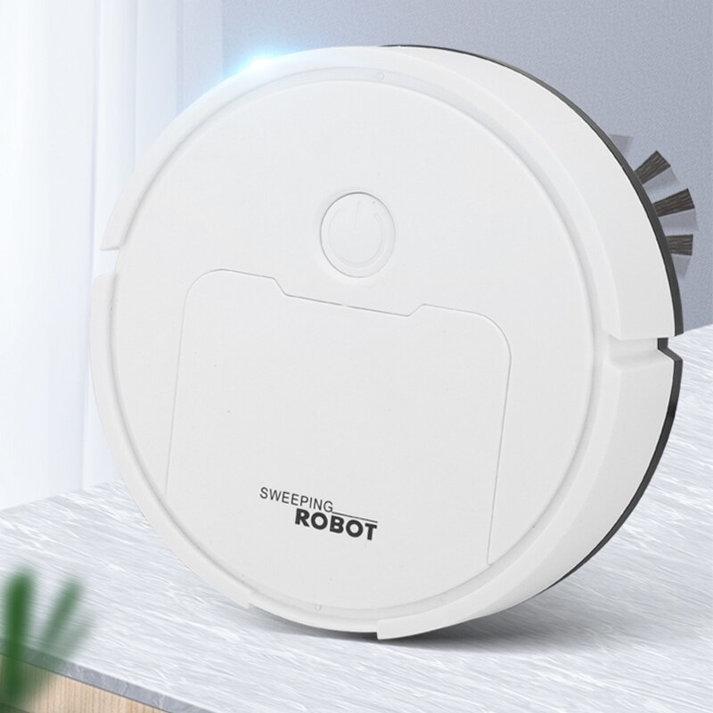  robot vacuum cleaner AI small size cheap water .. one person living cleaner sensor quiet sound white 