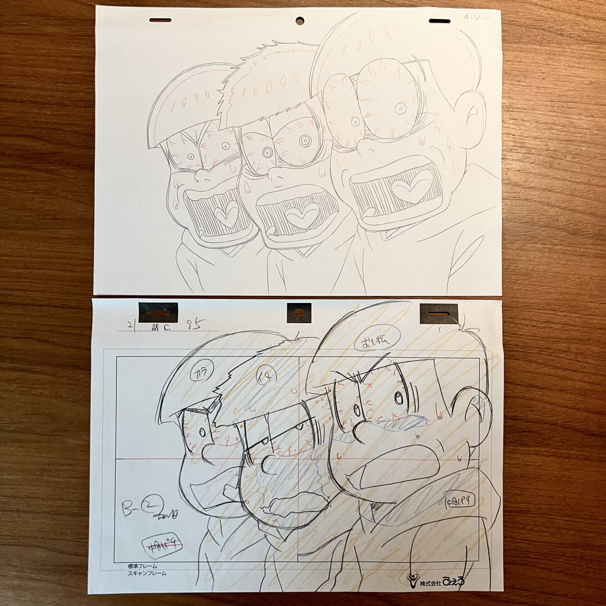 Yahoo!オークション - おそ松さん 2枚セット 原画 動画 Genga Cel Yahoo!オークション - おそ松さん 2枚セット 原画 動画 Genga Cel