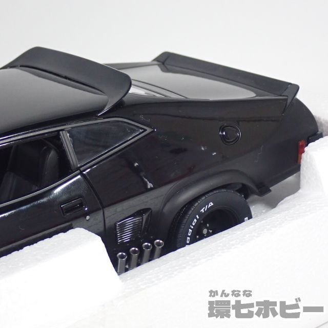 2RB56◆AUTOart オートアート 1/18 フォード XB ファルコン ブラック インターセプター ミニカー パーツ外れ易さ有 外観概ね美品/FORD 送80_画像3