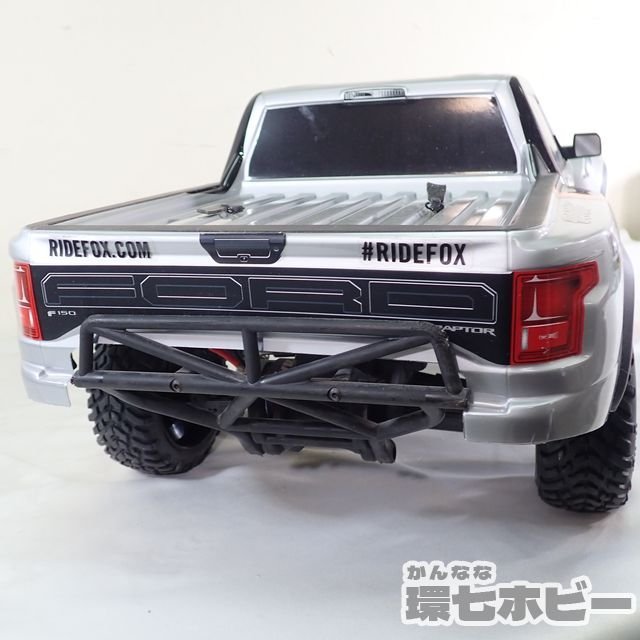 0KJ1◆トラクサス/TRAXXAS 1/10 Ford Raptor Slash Fox フォード F-150 ラプター スラッシュ 電動RC ラジコン 動作未確認 ジャンク 送140_画像8