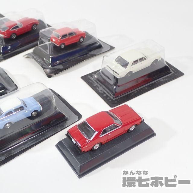 2UE39◆コナミ 絶版名車コレクション ザ・ベスト 1/64 マツダ サバンナ 日産 ブルーバード スバル360 他 ミニカー 大量セット まとめ 送:60_画像8