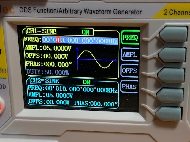 FY6900 40Mhz DDS デュアルチャンネル任意波形パルス機能信号発生器 (FY6900-40Mhz)_画像5