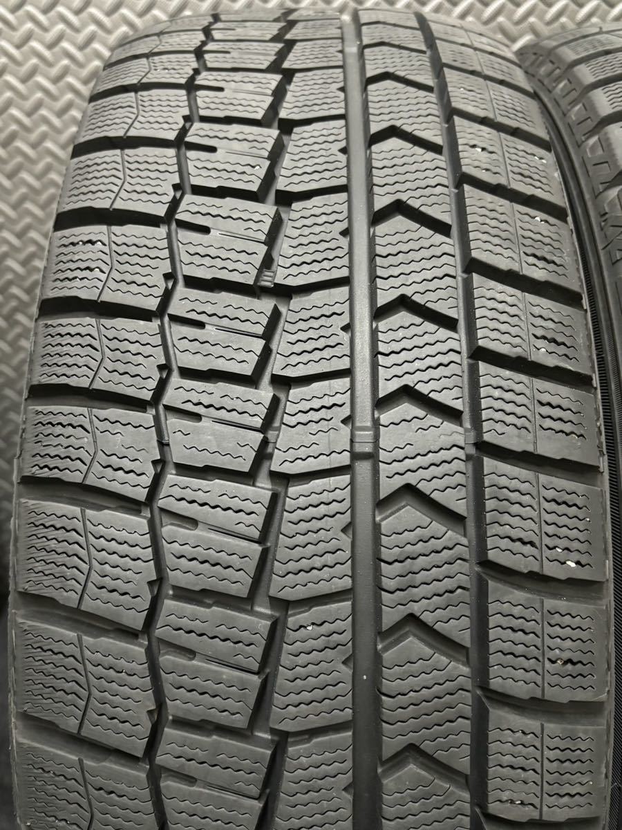 225/50R18 DUNLOP/WINTER MAXX WM02 17年製 ALGERNON 18インチ 7J＋50 114.3 5H スタッドレス 4本 ダンロップ エスティマ C-HR (7-C57)_画像6