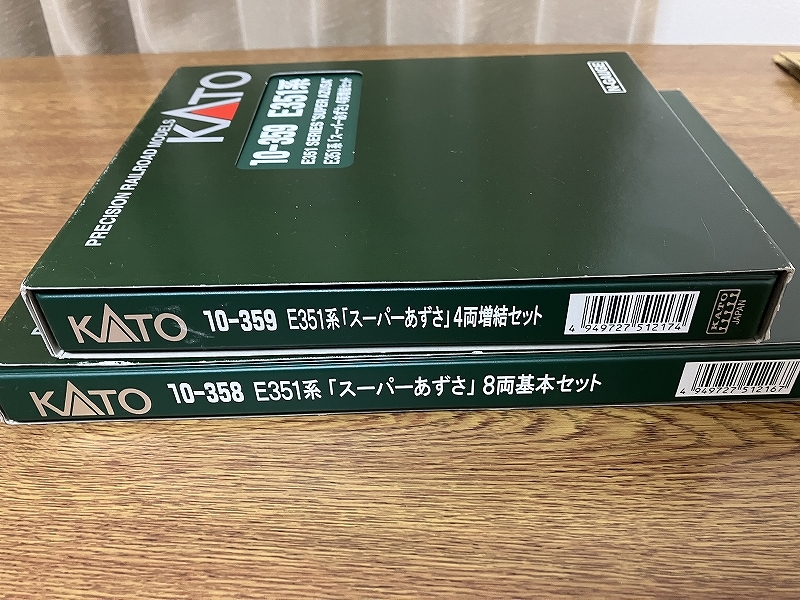 KATO　Ｅ３５１系スーパーあずさ　基本10-358　増結10-359　全１２両室内灯付　中古_画像2