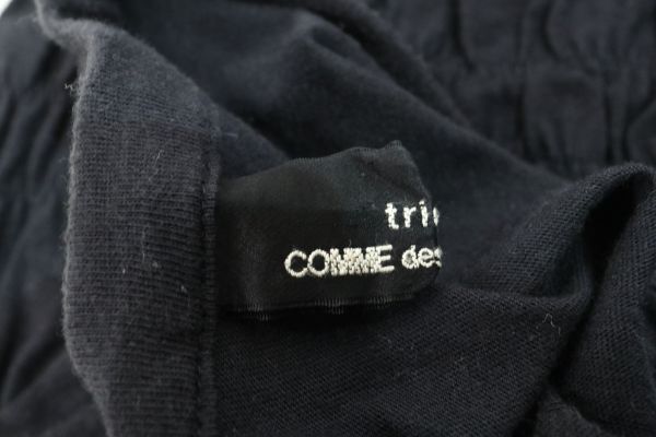 【Used】tricot COMME des GARCONS トリココムデギャルソン シワ加工 変形 ノースリーブワンピース ドメスティック 古着 S位 ■ET24A0126_画像4