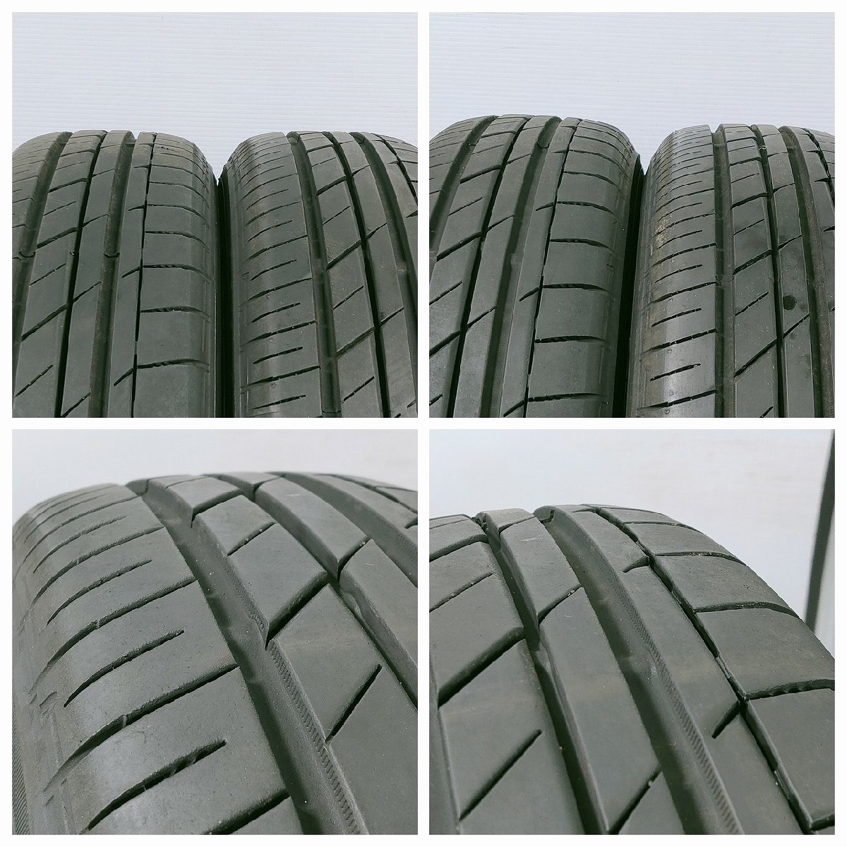 ★スズキ純正★155/65R14 14x4.5J +45 4穴 100 中古アルミセット 4本 ノーマル【宮城発 送料無料】MYG-B11614_画像8