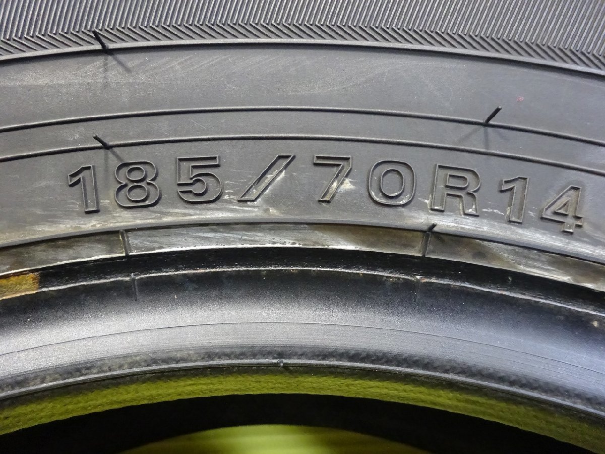 ダンロップ WINTERMAXX WM03 185/70R14 88Q★7分 2022年製 1本 中古 スタッドレス【送料無料】AOM-K1524 青森_画像5