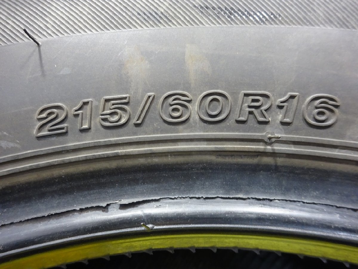 ブリヂストン SEIBERLING SL201 215/60R16 95H★7.5-8分山 2022年 2本 中古ノーマル【送料無料】AOM-K1569 青森_画像7