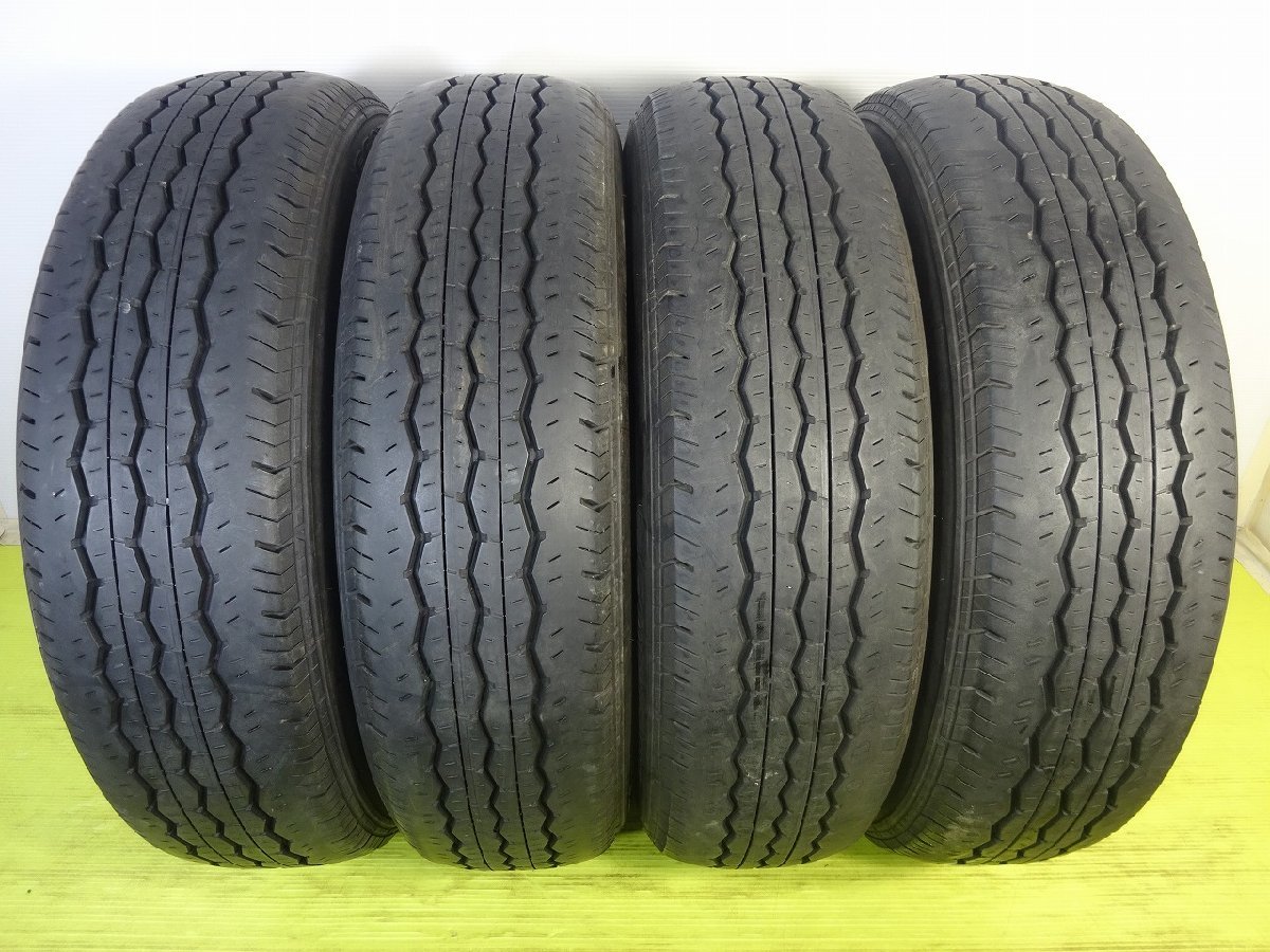 ブリヂストン ECOPIA RD613 195/80R15 107/105N LT★8.5-7.5分山 2022年 4本 中古 ノーマル【送料無料】AOM-K1557★青森_画像1