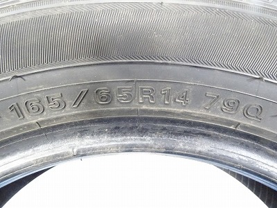 ダンロップ WINTER MAXX WM03 165/65R14 79Q★7-7.5分山 2021年製 4本 スタッドレス FUK-D13379【福島発 送料無料】★冬_画像9