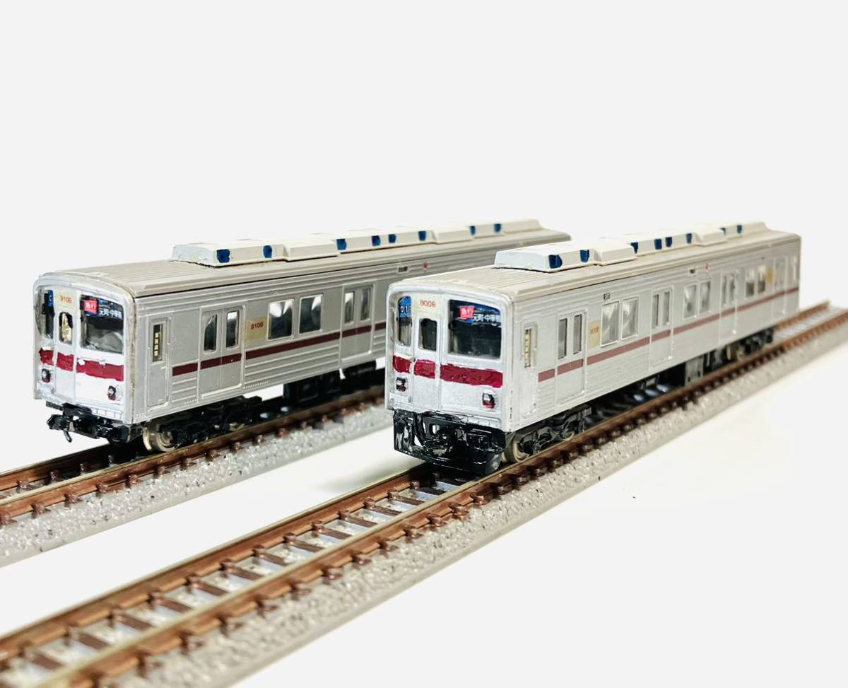 ［ジャンク］東武鉄道 先頭車2両セット【グリーンマックス】●安価送付_画像1