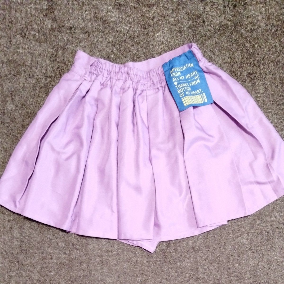 レピピアルマリオ キュロットスカート　 女の子 子供服Lサイズ160cm 紫色　キャロトスカート　レピピアルマリオパープル