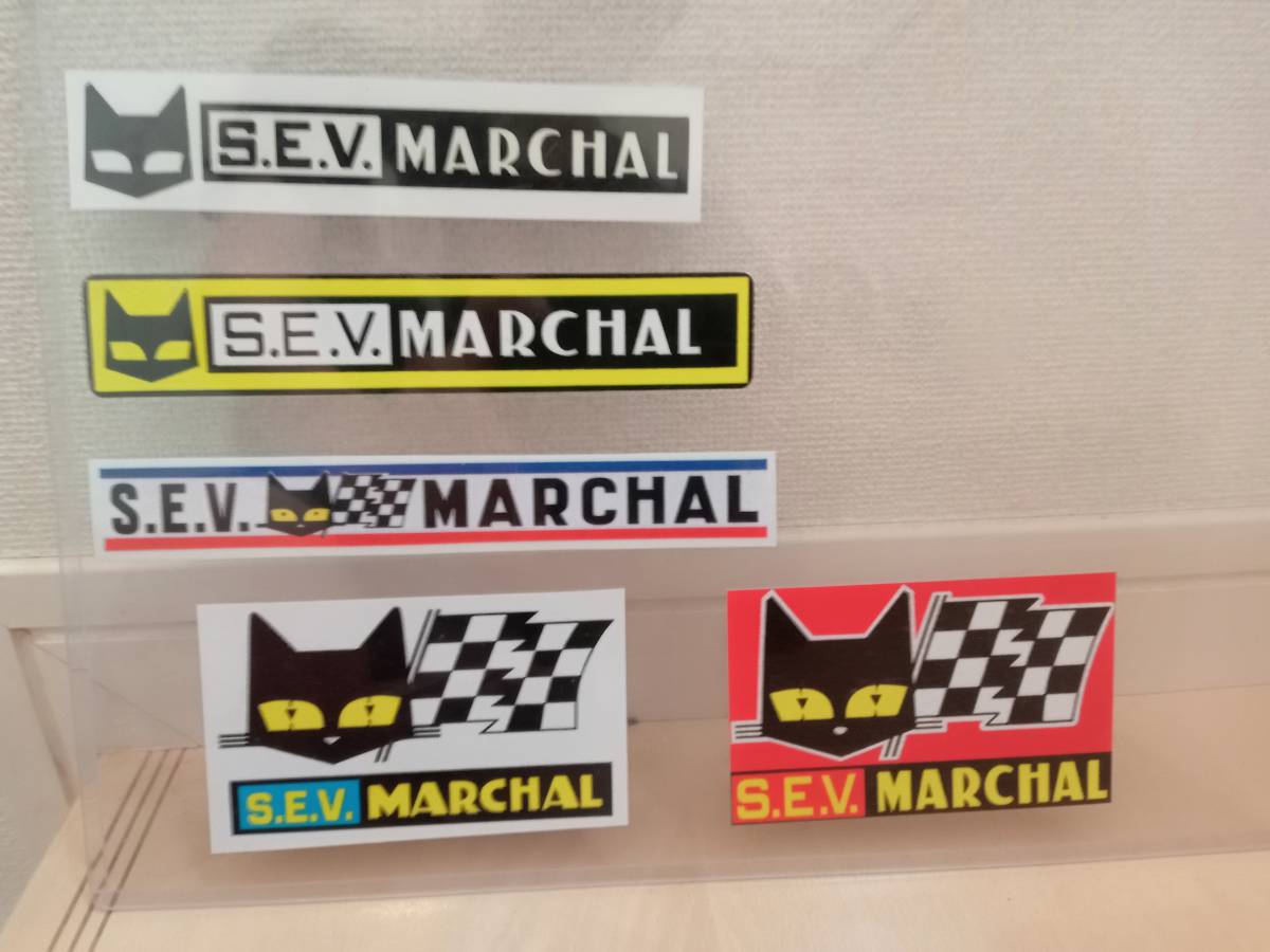 【13枚セット】S.E.V. MARCHAL マーシャル ステッカー セット 暴走族 旧車會 コレクション放出_画像6