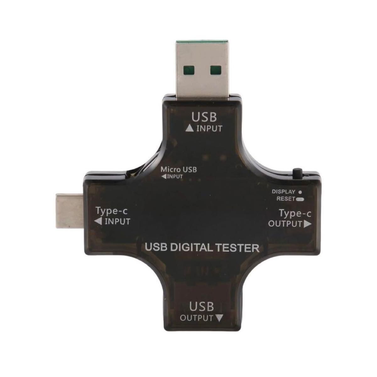 【1点のみ！】電圧計 2 in 1 Type C USBテスターカラースクリーン