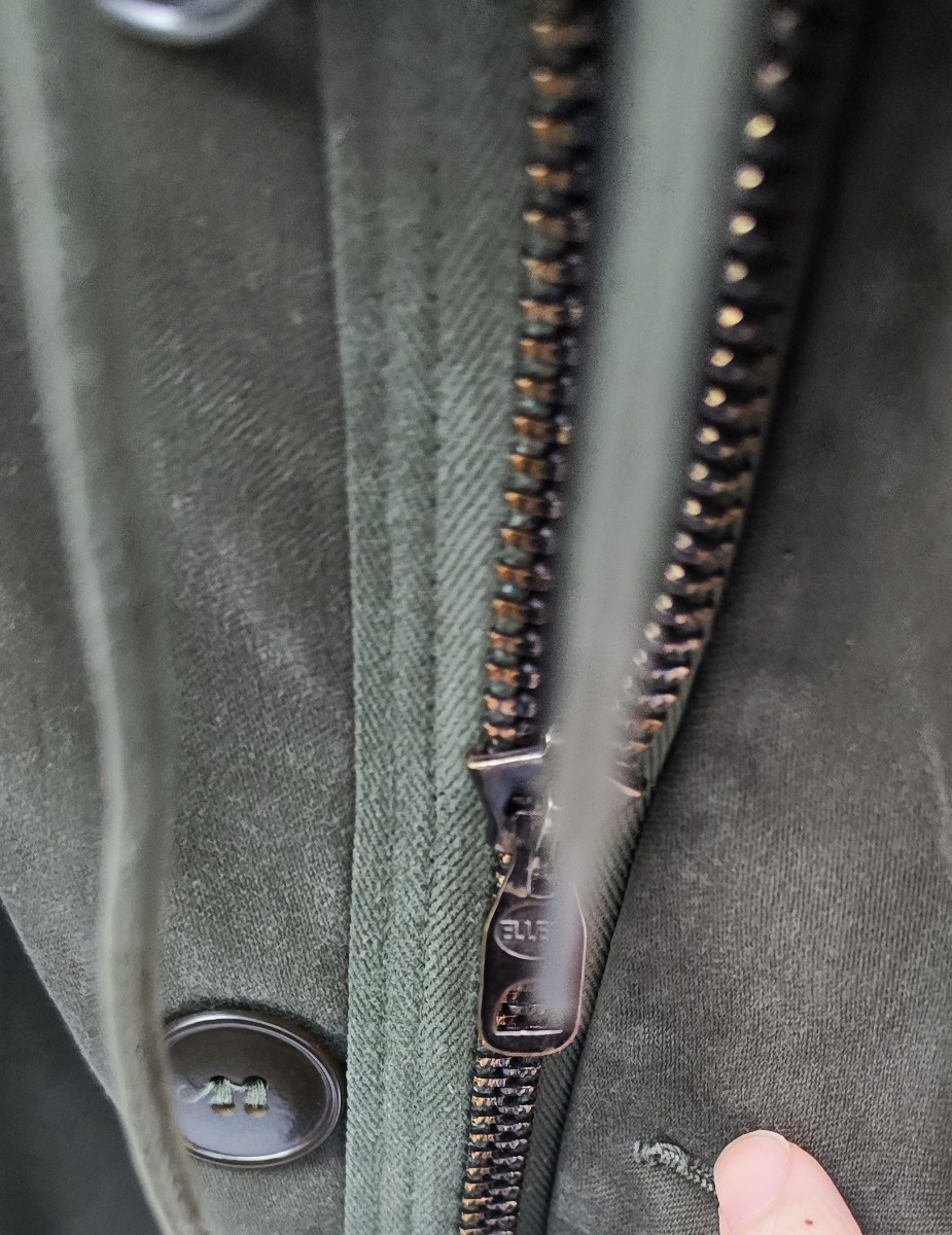 [ Europe old clothes ]1970s France army m64 Parker Vintage 