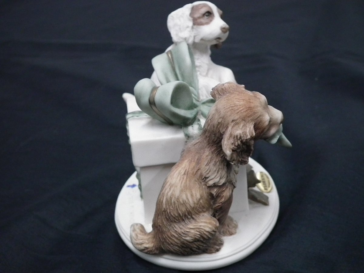 イタリア製 陶磁器人形 ジョゼッペ アルマーニ　犬【1068】_画像5