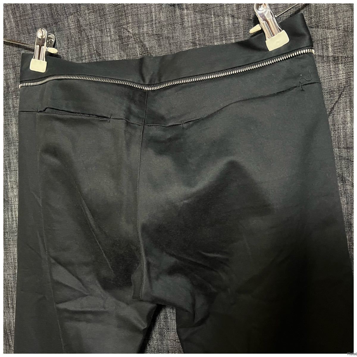 ACUOD by CHANU アクオド ジップストレッチパンツ 黒 ブラック ACUOD by CHANU アクオド ジップストレッチパンツ 黒 ブラック