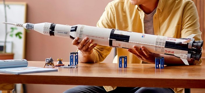 未開封 おまけ付き レゴ(LEGO) アイデア レゴ(R) NASA アポロ計画 サターンV 92176 おまけは未開封マーブルナイトシティの画像4