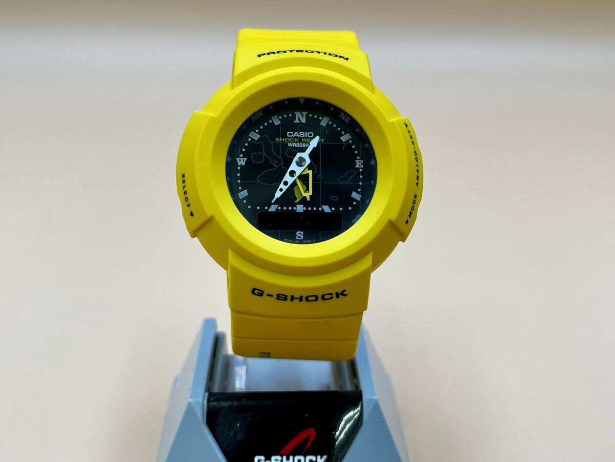 【未使用】G-SHOCK AW-500D-9E2T ガラパゴス ダーウィン研究所 イエロー ブラック スクリューバック GARAPAGOS Gショック CASIO カシオ_画像1