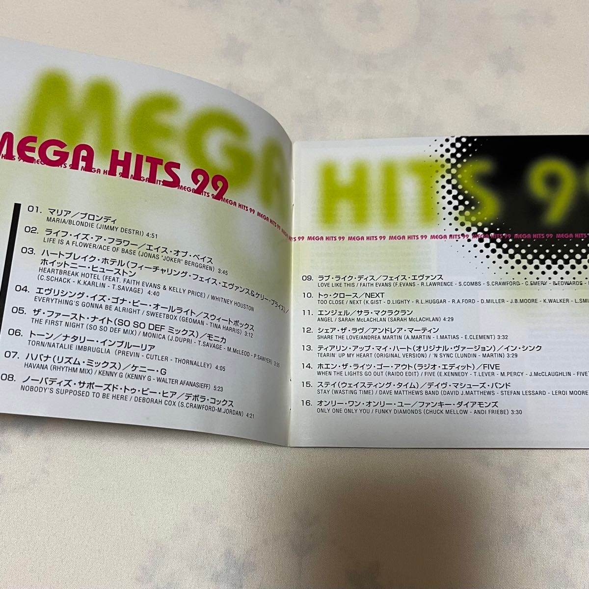 “MEGA HITS 99” CD
