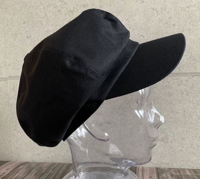 帽子 大きいサイズ ハンキャス アップル キャスケット 6パネル メンズ レディース コットン 定番 XL サイズ 61 cm ブラック BIG_画像4