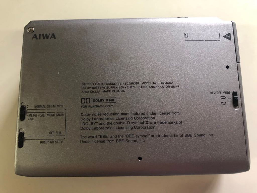 Yahoo!オークション - D47 AIWA/アイワ カセットボーイ HS-JX50 Yahoo!オークション - D47 AIWA/アイワ カセットボーイ HS-JX50