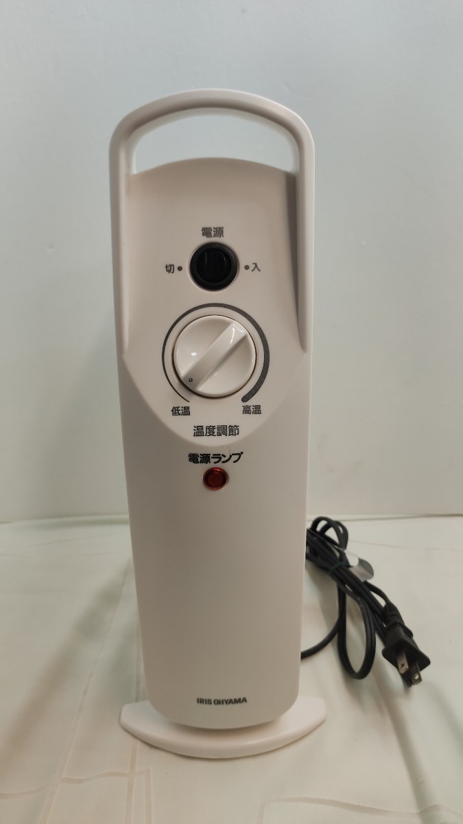 ★POH-505K-W ミニオイルヒーター アイリスオーヤマ 暖房器具 2016年製 白 ホワイト 小さい コンパクト IRIS OHYAMA_画像2