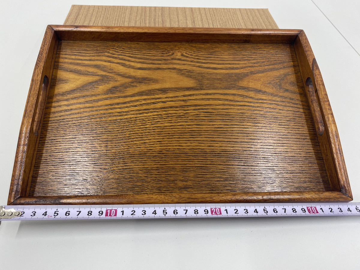 [A] O-Bon . summarize 4 point set wooden tray .. tray etc. antique Showa Retro box equipped beautiful goods long-term keeping goods [43-①]