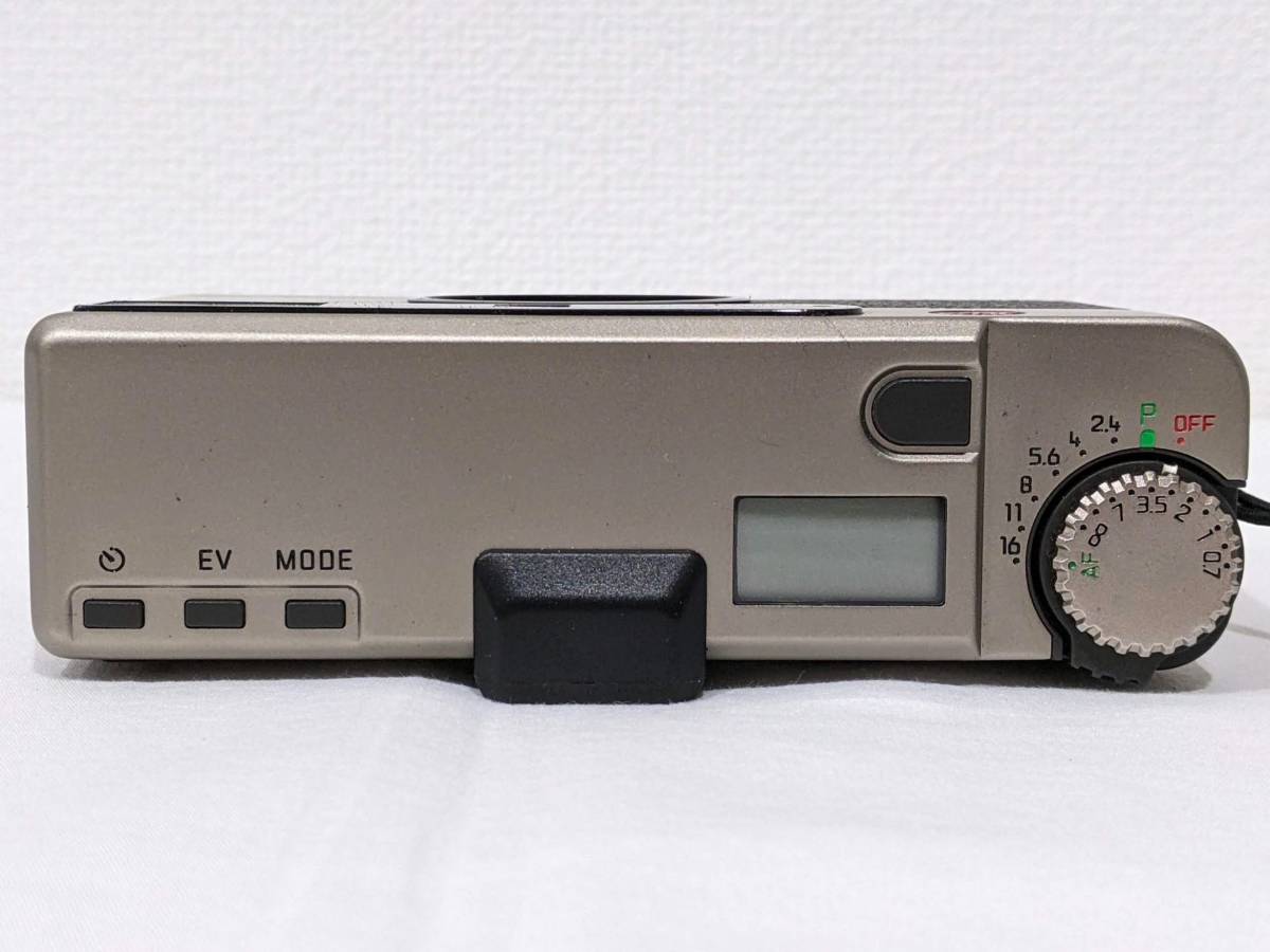 【43777】Leica ライカ minilux ミニルックス コンパクトフィルムカメラ レンズ 1:2.4/40mm ソフトケース付き 動作品_画像6