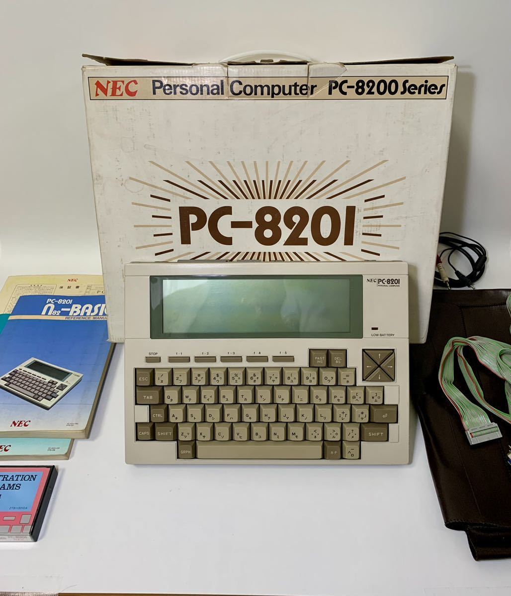 Yahoo!オークション - NEC PC-8201 ハンドヘルドコンピュータ Yahoo!オークション - NEC PC-8201 ハンドヘルドコンピュータ