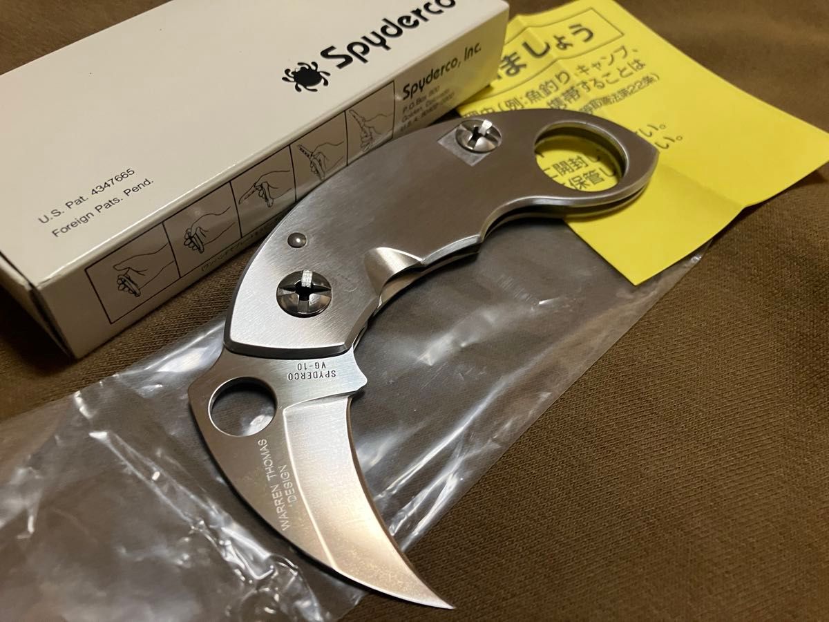 spyderco スパイダルコ Warren Thomas カランビット|Yahoo spyderco スパイダルコ Warren Thomas カランビット|Yahoo
