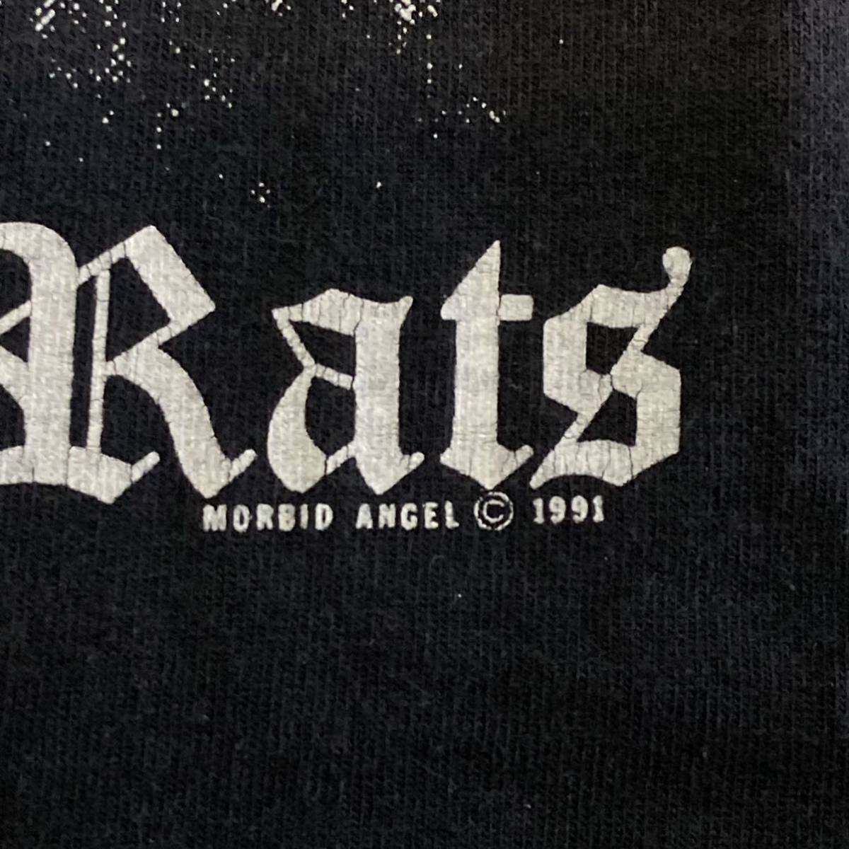 90s MORBID ANGEL モービッドエンジェル Tシャツ バンドTシャツ METALLICA ヴィンテージ SLAYER CARCASS NAPALM DEATH TERRORIZERの画像3
