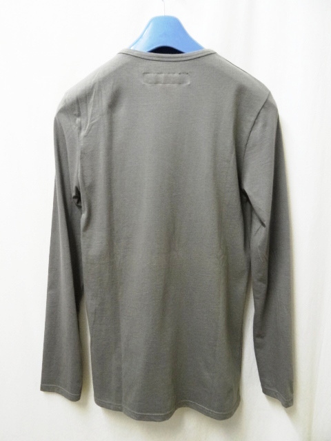 Bonneterie CHANTECLAIR S.A.S 　新品未使用　クルーネックL/S KHAKI Sサイズ_画像3