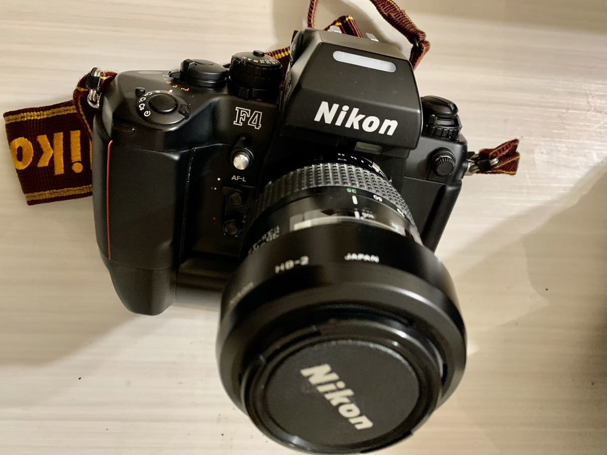 Nikon F4 フィルムカメラ　ブラック MF23 MB21 レンズ、ケース