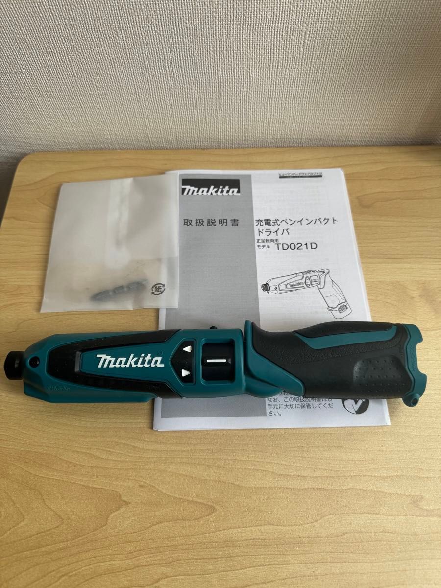 未使用 makita マキタ　充電式ペンインパクトドライバ　TD021 工具　未使用_画像1