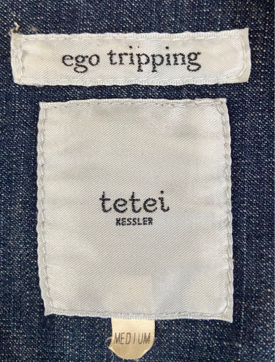 エゴトリッピング  tetei テテイ　デニム シャツ ジャケット